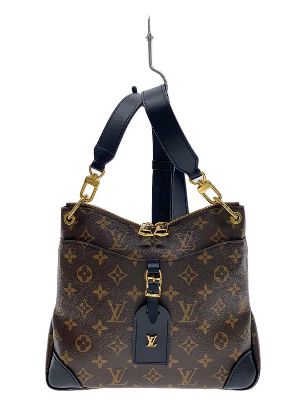LOUIS VUITTON Odeon NM Monogram Canvas Brown Leather All over